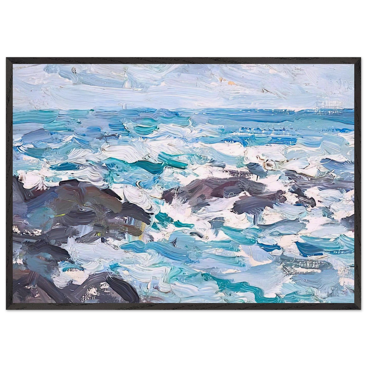 Rocks at Barra by Samuel Peploe, framed poster, view 3