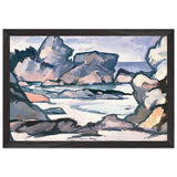 Rocks at Iona by Samuel Peploe, framed poster, view 2