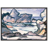 Rocks at Iona by Samuel Peploe, framed poster, view 3