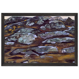 Rocks (Karelia) by Nicholas Roerich, framed poster, view 2