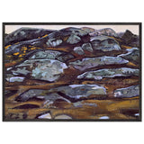 Rocks (Karelia) by Nicholas Roerich, framed poster, view 3