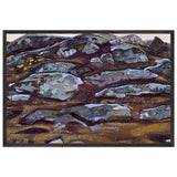 Rocks (Karelia) by Nicholas Roerich, framed poster