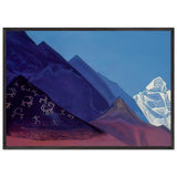 Rocks of Ladakh by Nicholas Roerich, framed poster, view 3