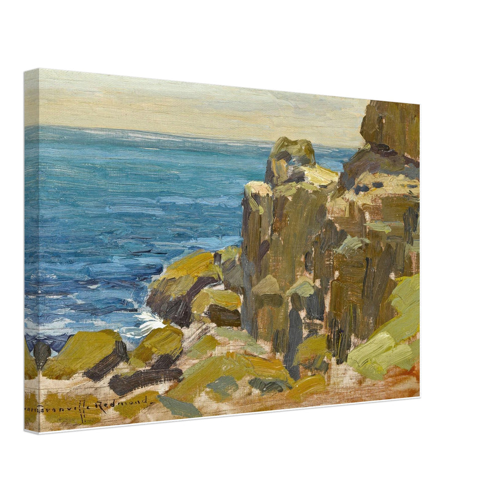 Rocky Cliffs, Catalina Island by Granville Redmond, canvas