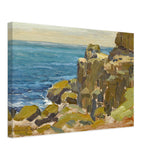 Rocky Cliffs, Catalina Island by Granville Redmond, canvas