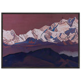 Rocky Peaks. Himalayas by Nicholas Roerich, framed poster, view 3