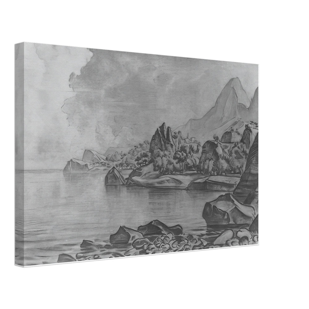 Rocky Seashore by Konstantin Bogaevsky, canvas