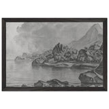 Rocky Seashore by Konstantin Bogaevsky, framed poster, view 2