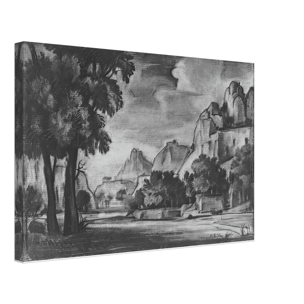 Romantic Landscape by Konstantin Bogaevsky, canvas