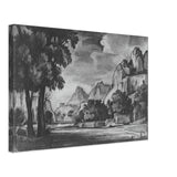 Romantic Landscape by Konstantin Bogaevsky, canvas