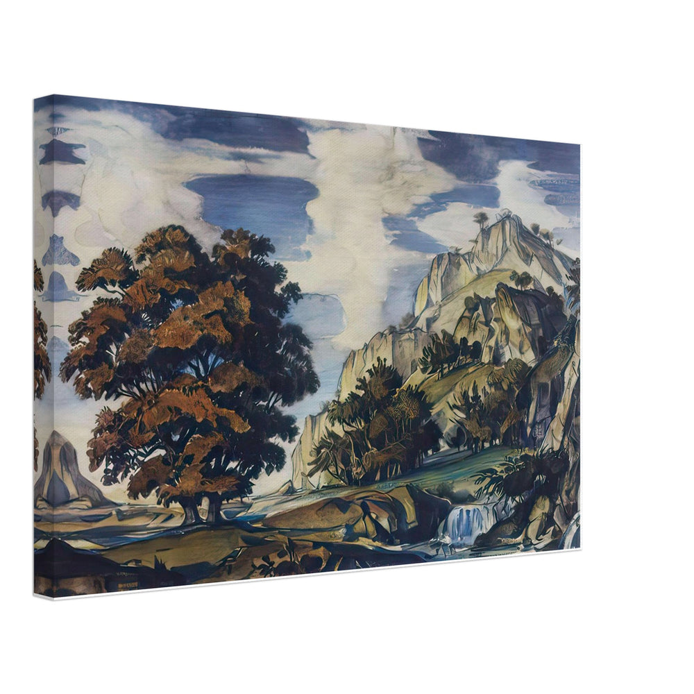 Romantic Landscape by Konstantin Bogaevsky, canvas