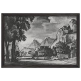 Romantic Landscape by Konstantin Bogaevsky, framed poster, view 2