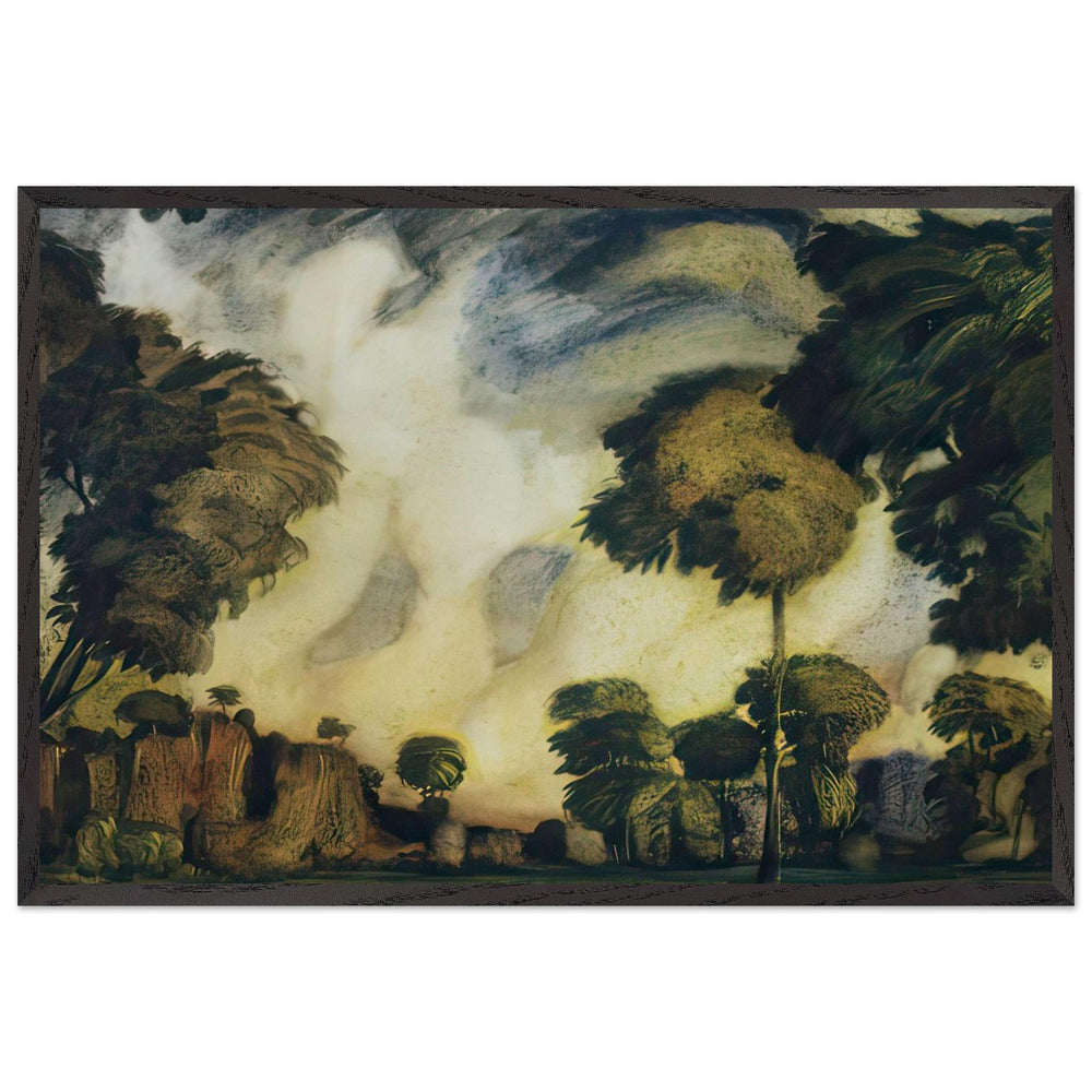 Romantic Landscape by Konstantin Bogaevsky, framed poster