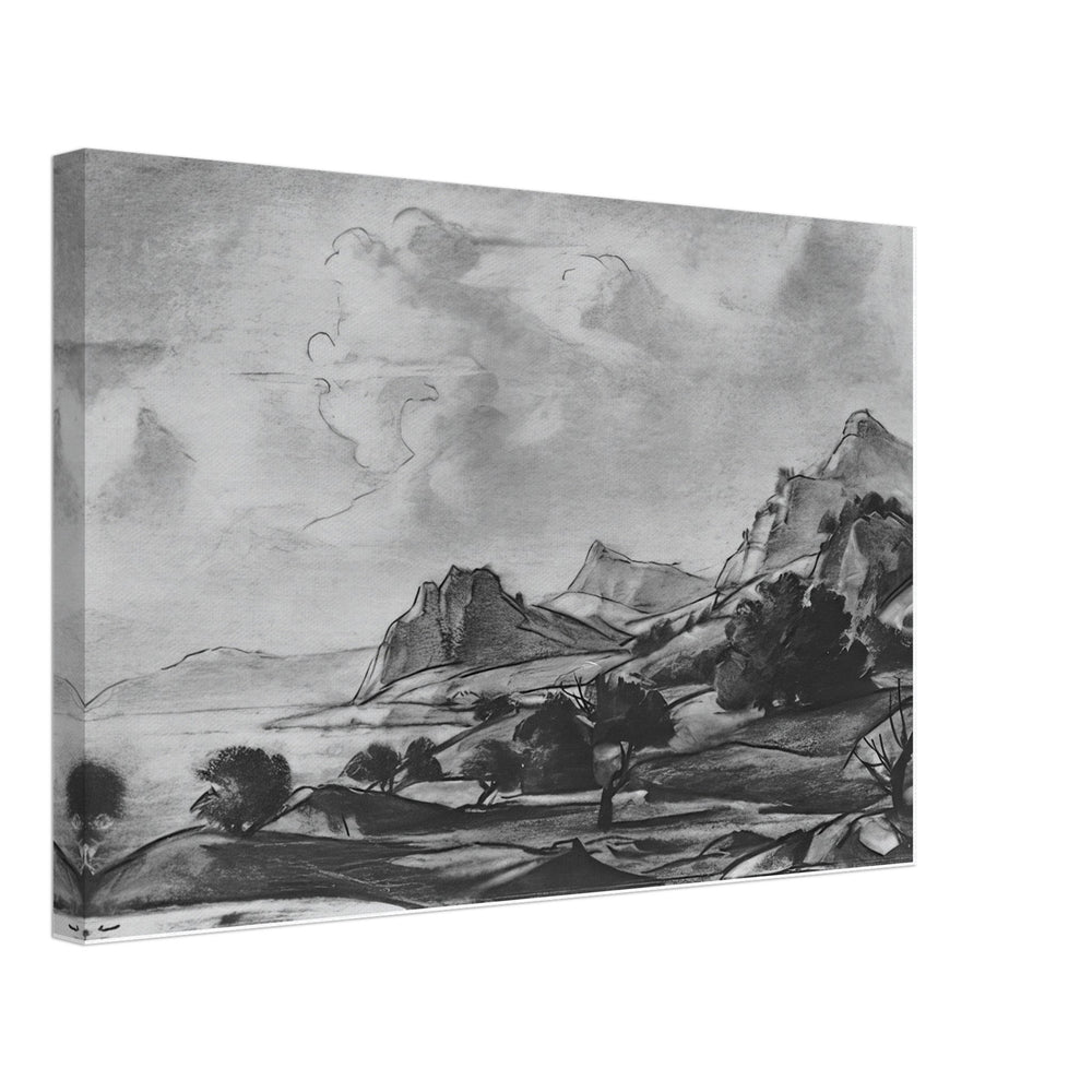 Romantic landscape. On the seashore by Konstantin Bogaevsky, canvas