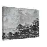 Romantic landscape. On the seashore by Konstantin Bogaevsky, canvas