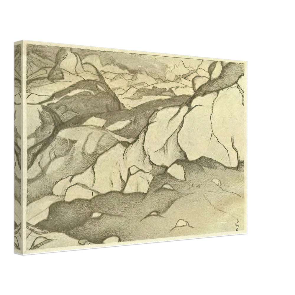 Rond Rocks by Nicholas Roerich, canvas