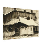 Roofs under Snow by Stefan Popescu, canvas, view 2