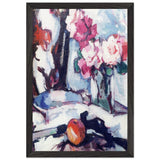 Roses and Fan by Samuel Peploe, framed poster, view 2
