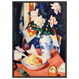 Roses and Still Life by Samuel Peploe, framed poster, view 3