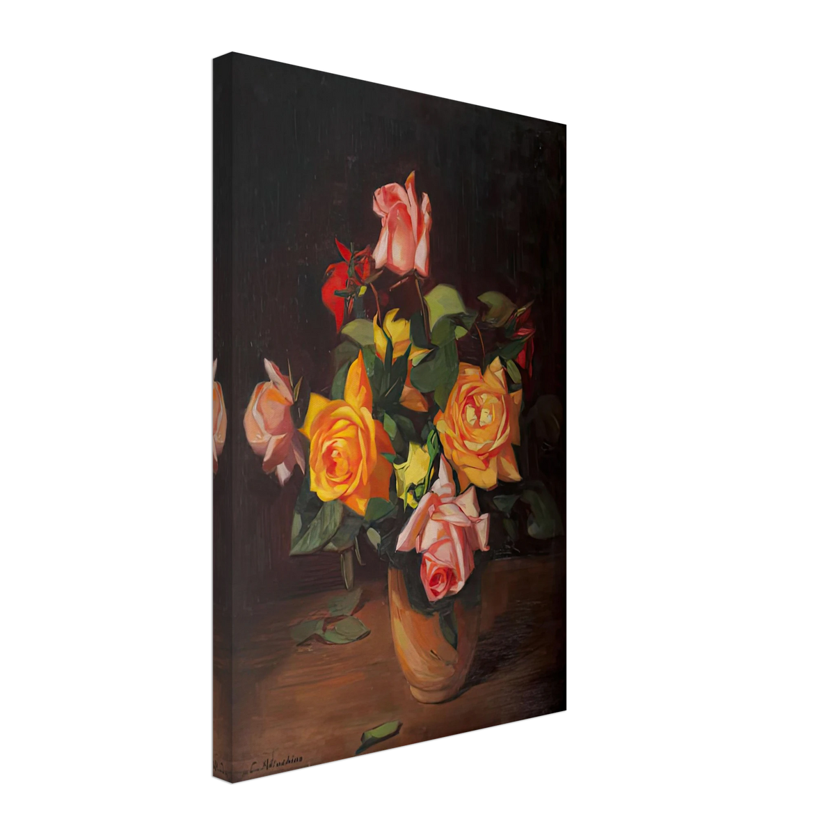 Roses by Constantin Artachino, canvas
