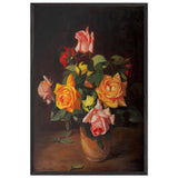 Roses by Constantin Artachino, framed poster