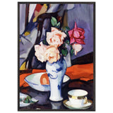 Roses in a Chinese Vase by Samuel Peploe, framed poster, view 3