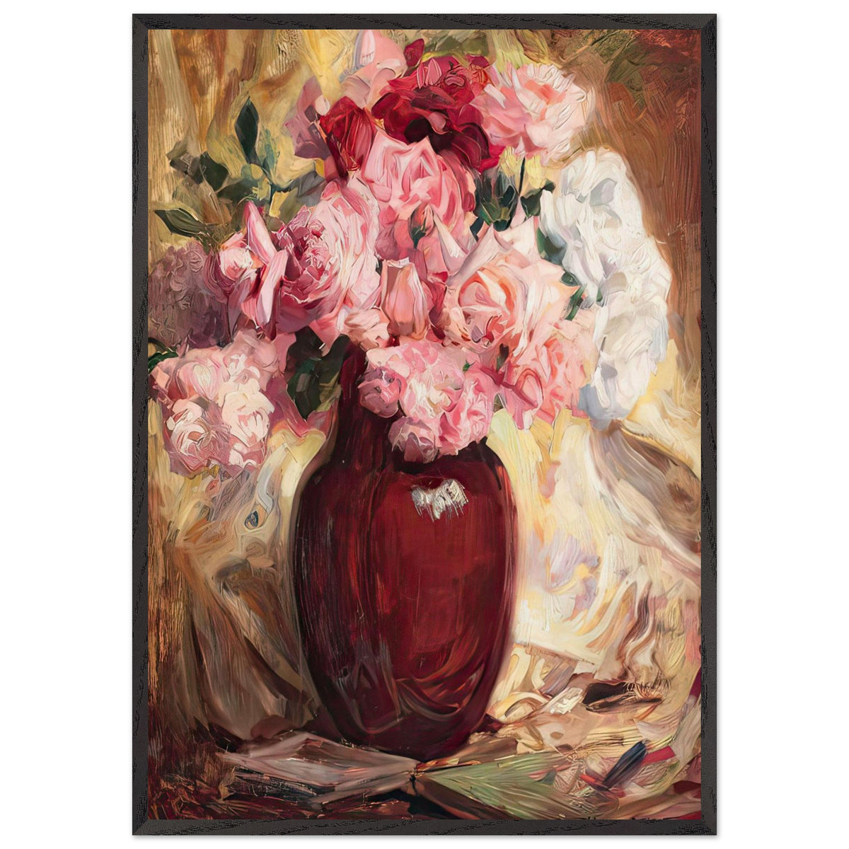 Roses by Nicolae Vermont, framed poster, view 3