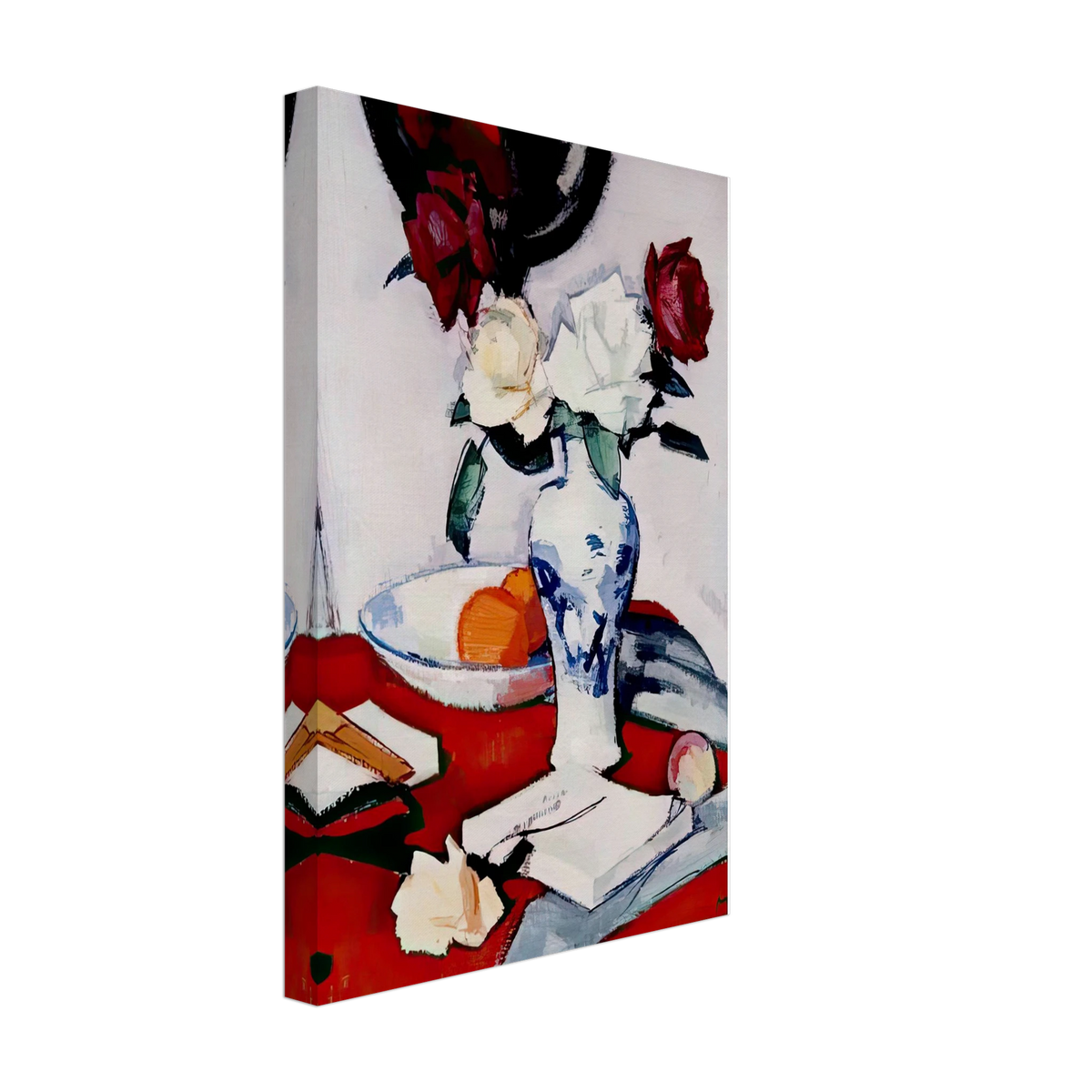Roses by Samuel Peploe, canvas, view 2