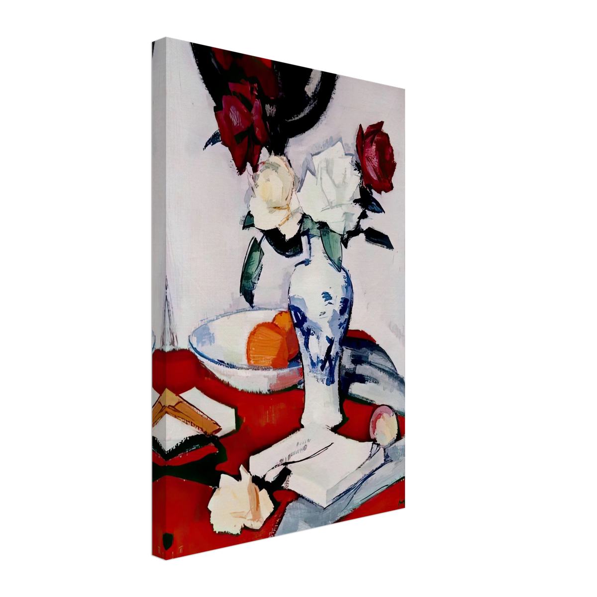 Roses by Samuel Peploe, canvas