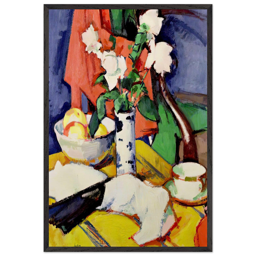 Roses by Samuel Peploe, framed poster
