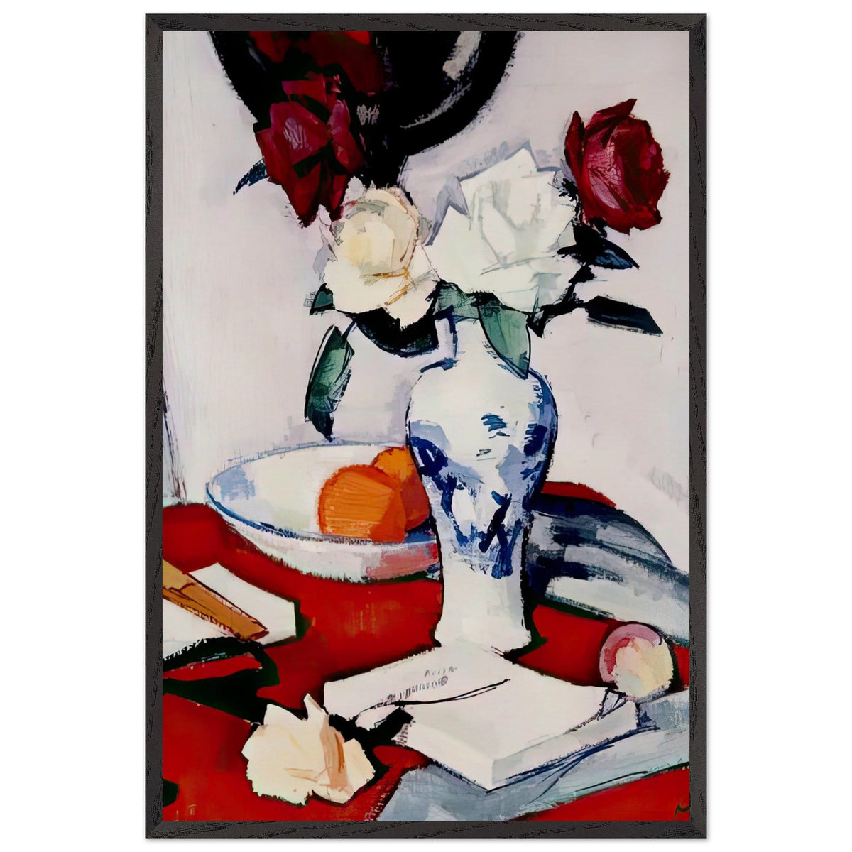 Roses by Samuel Peploe, framed poster