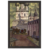 Rostov the Great by Nicholas Roerich, framed poster, view 2
