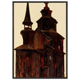 Rostov Veliky. Church on Ishna by Nicholas Roerich, framed poster, view 3