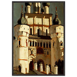 Rostov Veliky. Entrance to Kremlin by Nicholas Roerich, framed poster, view 3