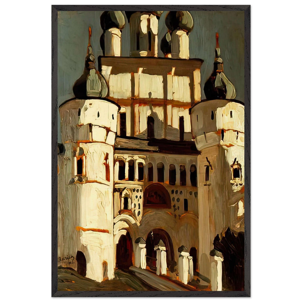 Rostov Veliky. Entrance to Kremlin by Nicholas Roerich, framed poster