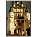 Rostov Veliky. Entrance to Kremlin by Nicholas Roerich, framed poster