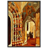 Rostov Veliky. Interior of Church by Nicholas Roerich, framed poster, view 3