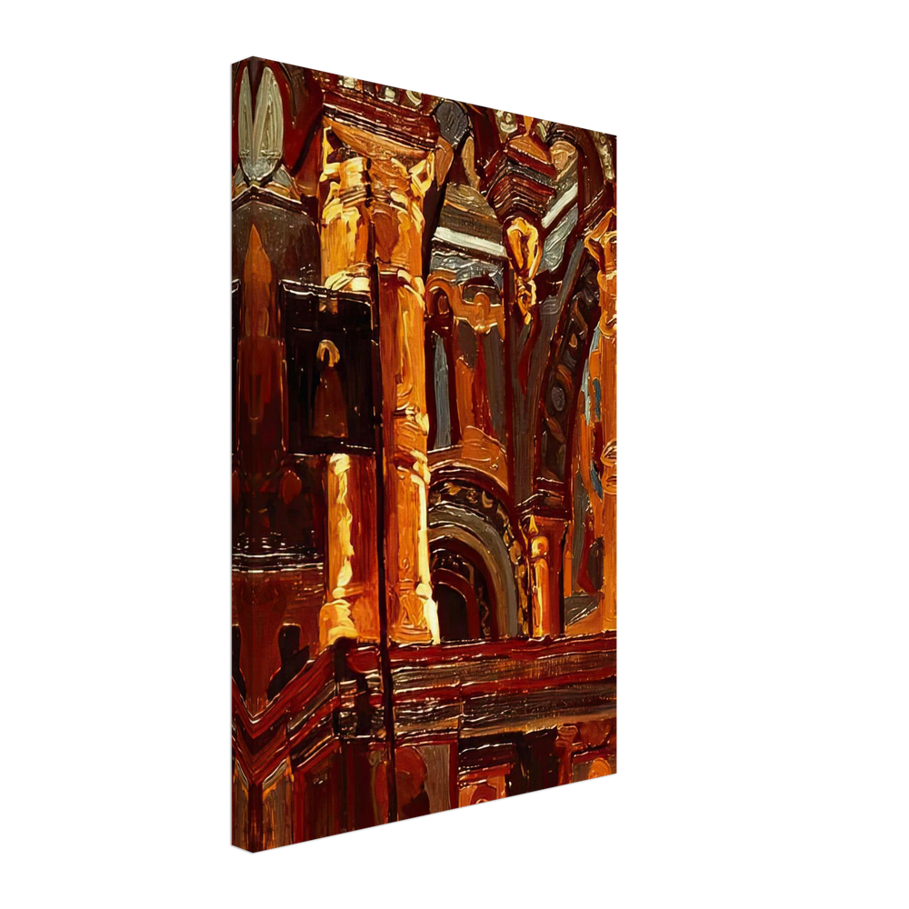Rostov Veliky. Interior of Church of Savior by Nicholas Roerich, canvas
