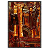 Rostov Veliky. Interior of Church of Savior by Nicholas Roerich, framed poster, view 3
