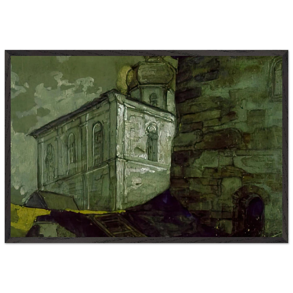 Rostov Veliky. Kremlin. by Nicholas Roerich, framed poster