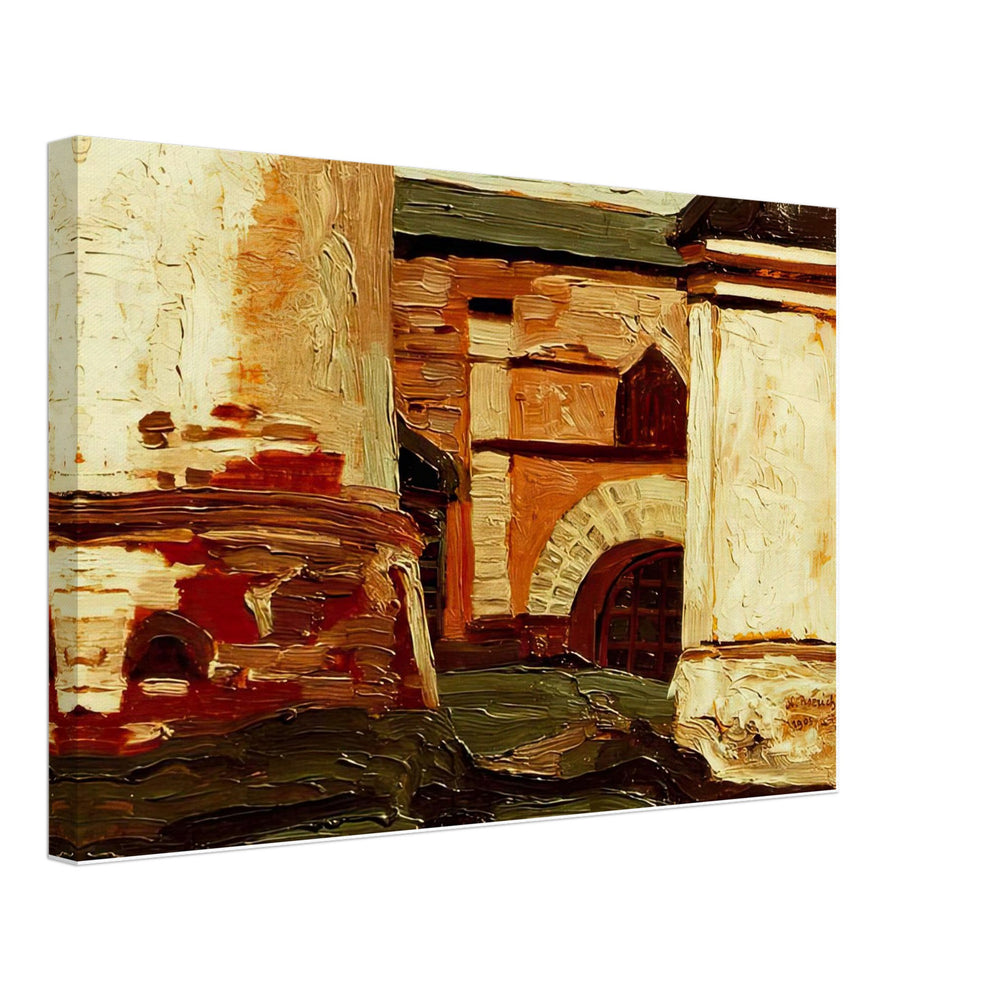 Rostov Veliky. Yard in the Kremlin by Nicholas Roerich, canvas