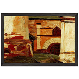 Rostov Veliky. Yard in the Kremlin by Nicholas Roerich, framed poster, view 2