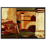 Rostov Veliky. Yard in the Kremlin by Nicholas Roerich, framed poster, view 3