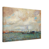Rotterdam Port by Nicolae Vermont, canvas