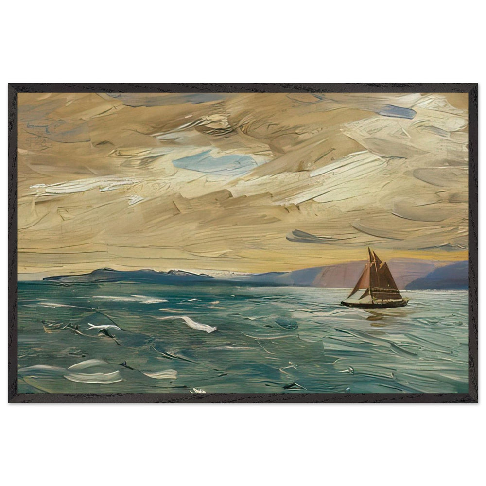 Rough Day by Fujishima Takeji, framed poster