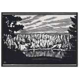 Round Pond by Anna Ostroumova-Lebedeva, framed poster, view 3
