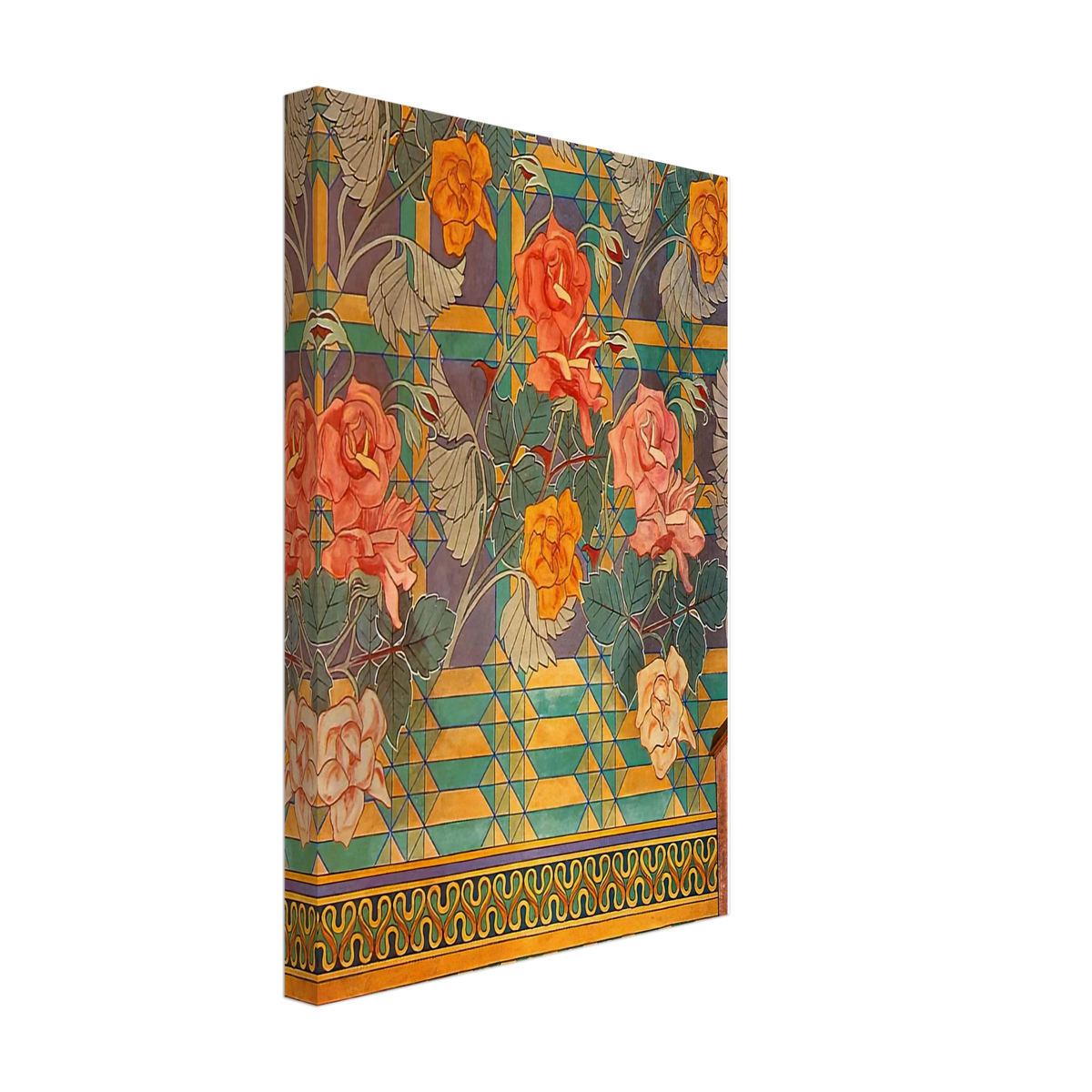 Roze by Stanisław Wyspiański, canvas, view 2