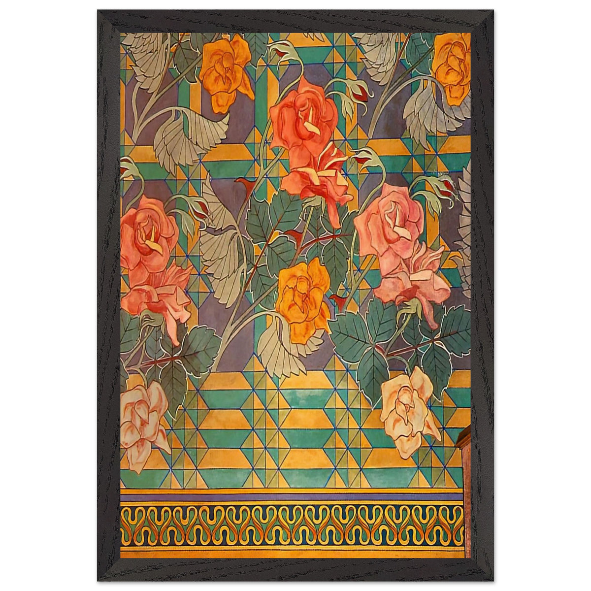 Roze by Stanisław Wyspiański, framed poster, view 2