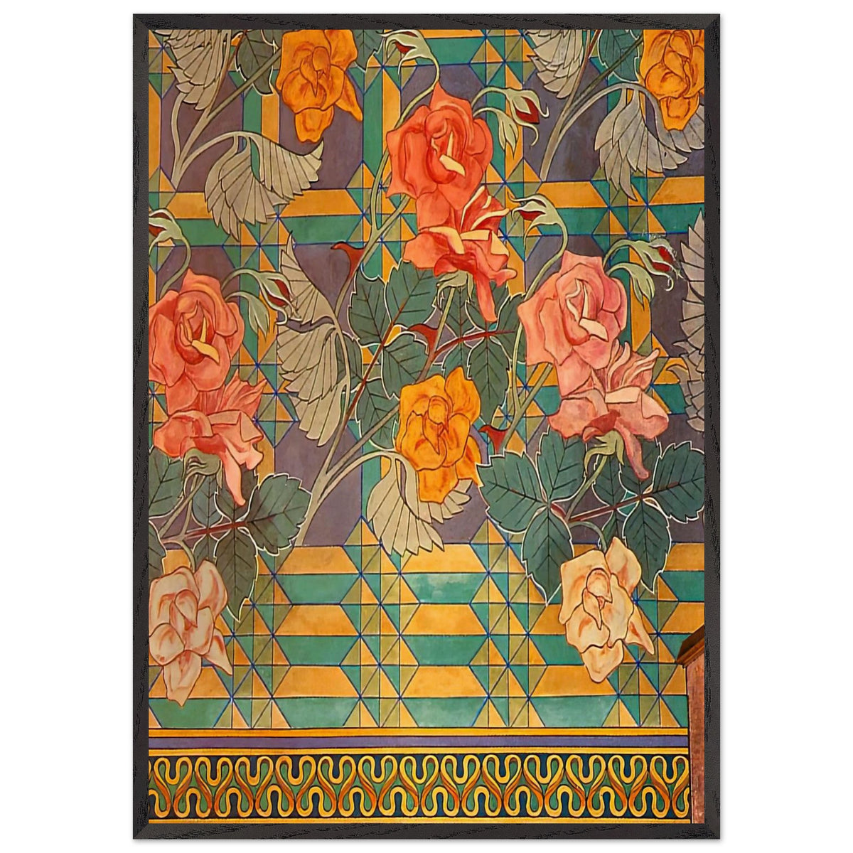 Roze by Stanisław Wyspiański, framed poster, view 3