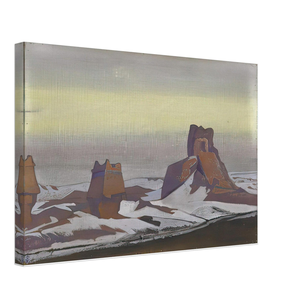 Ruins of a Chinese Fort by Nicholas Roerich, canvas